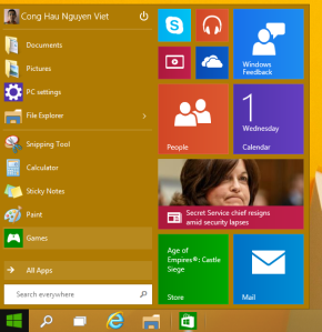 Windows 10 Start Menu