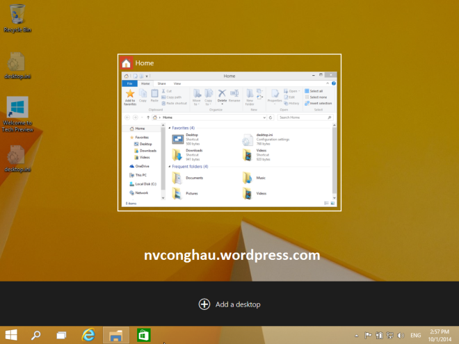 Windows 10 Multi-desktop